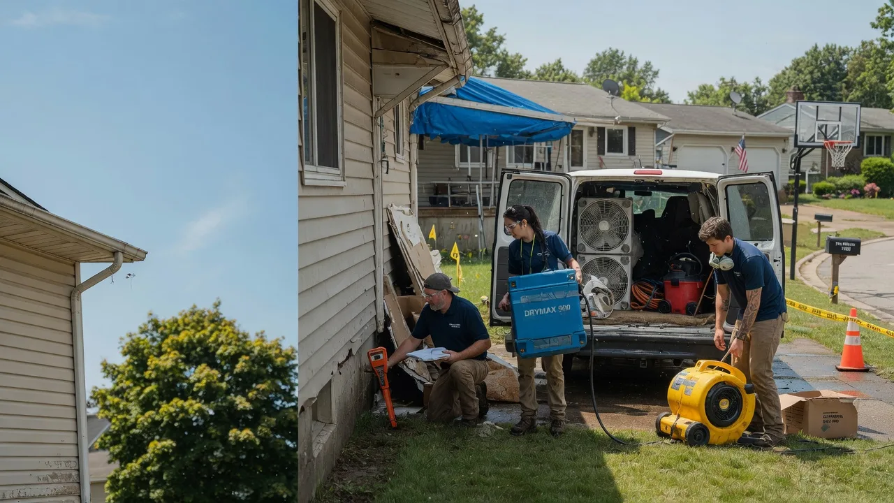 Ceiling Leak Cleanup in Stone Park, IL near me
